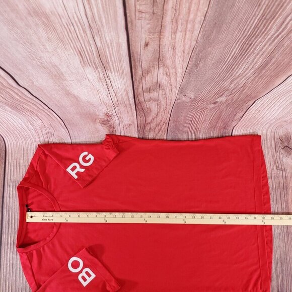 Bjorn Borg Mens Size Large Hydro Pro Active Performance Athletic T-Shirt Tee Red - Picture 10 of 10